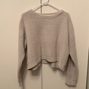 Small off white Impressions sweater